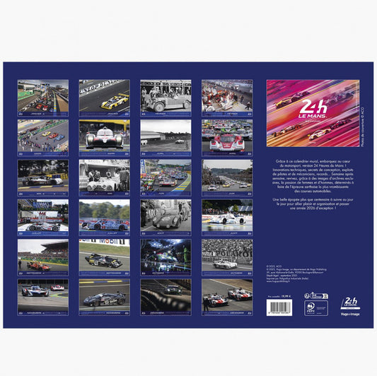 Calendrier Mural 2026 - 24h Le Mans
