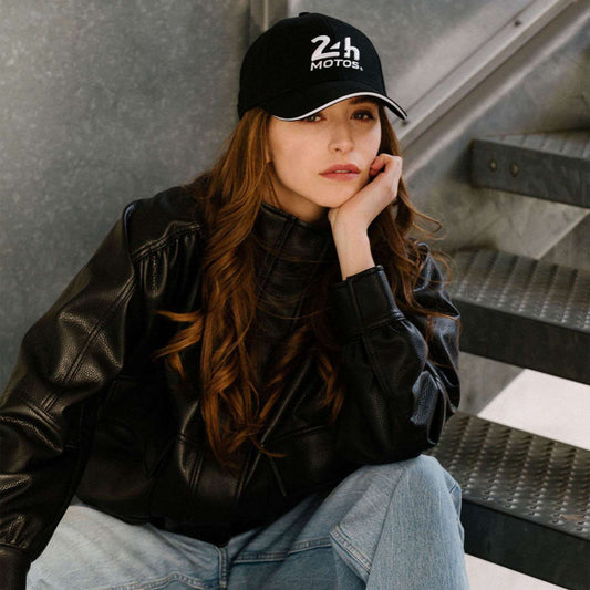 Casquette Noir - 24H Motos