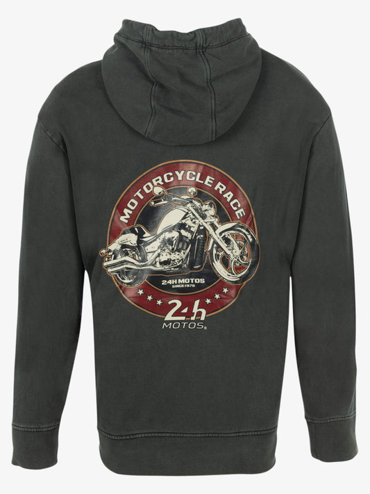 Sweat à Capuche Vintage - 24H Motos image 2