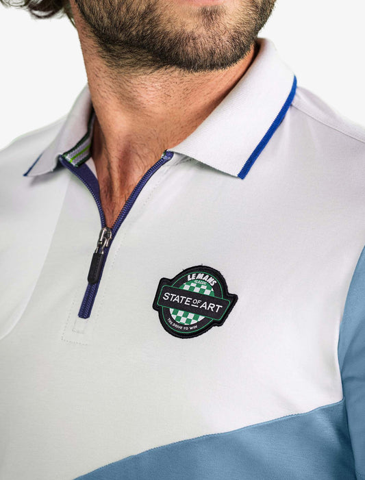 Colour-block Polo Shirt – STATE OF ART X LE MANS CLASSIC image 3