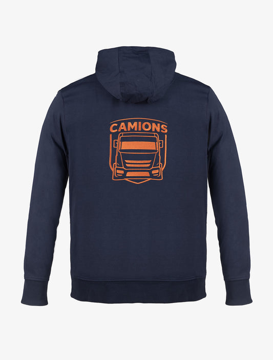 Sweat Zippé écusson Homme - 24h Camions image 2