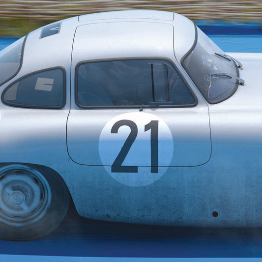 Affiche Mercedes-Benz 300 SL (W194) 1952 - 24H Le Mans