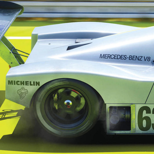 Affiche Sauber Mercedes C9 1989 - 24H Le Mans