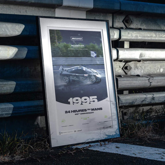 Affiche McLaren F1 GTR 1995 - 24H Le Mans
