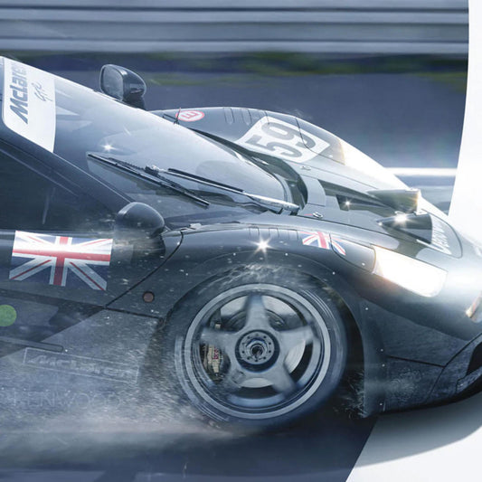 Affiche McLaren F1 GTR 1995 - 24H Le Mans