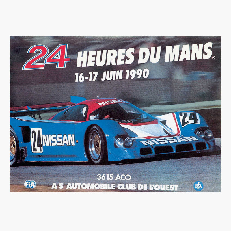 1990 Poster Postcard | Official 24 Hours of Le Mans Store
