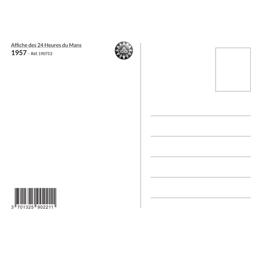 Carte Post Aff 24h 1957