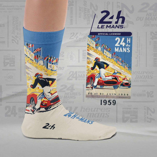 Pack Chaussettes Affiche - HEEL TREAD X 24H Le Mans