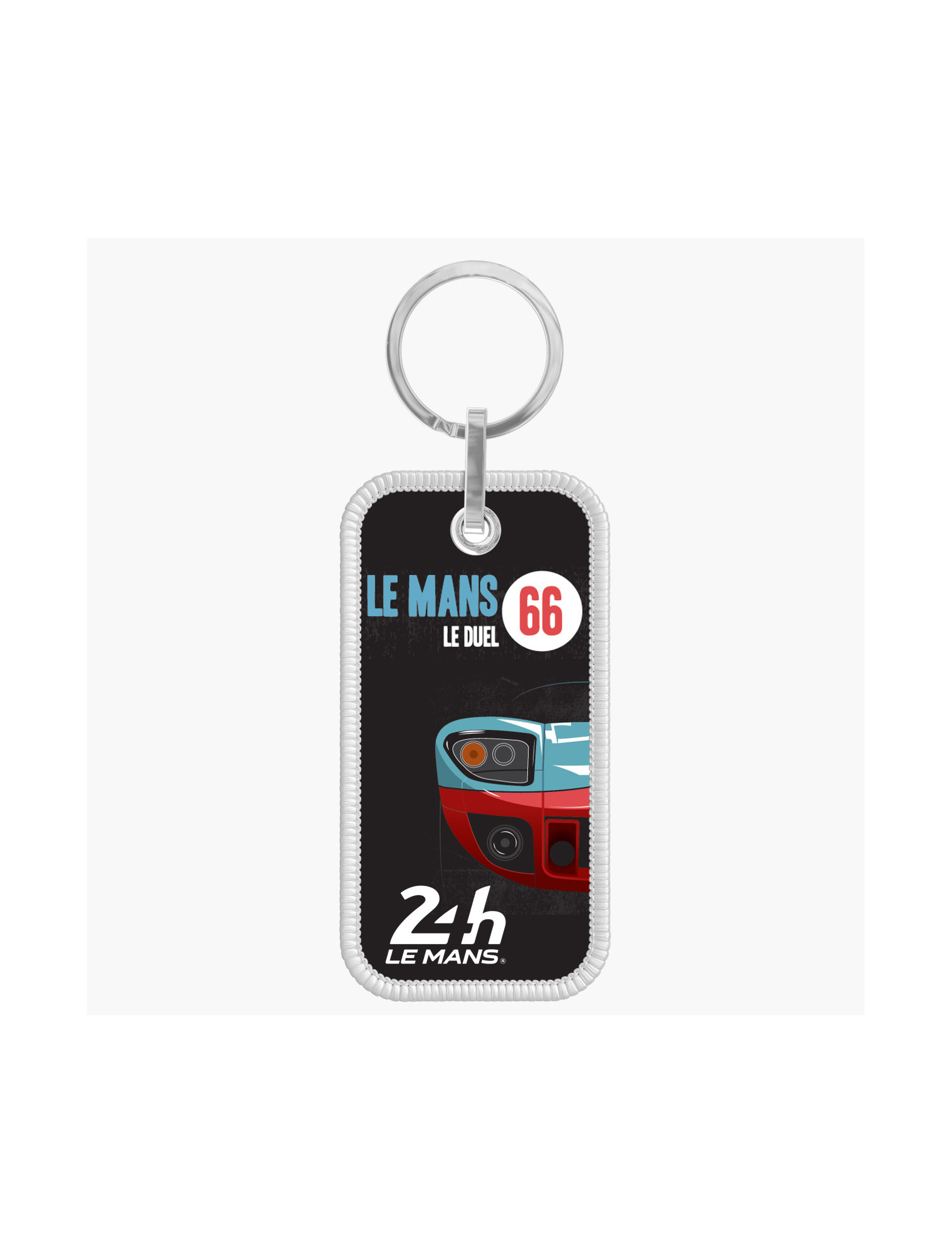 GULF LE MANS KEY FOB RING CHAIN RACING PORSCHE 24 HRS OF LE MANS RACING V8 AUDI