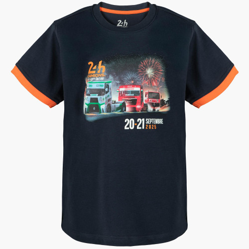 Children's T-shirt Poster 2025 - 24H Camions
