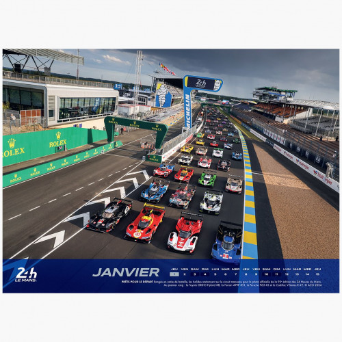 Calendrier Mural 2026 - 24h Le Mans
