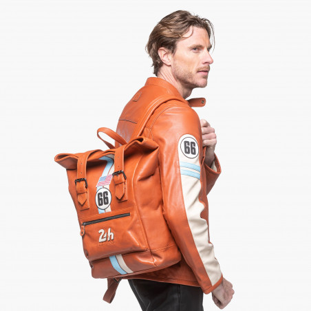 Ronnie Leather Backpack - 24H Le Mans