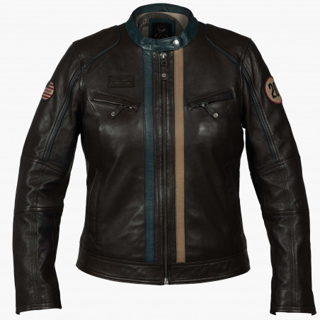 Blouson Cuir Femme Jutta2 - Steve McQueen x Le Mans
