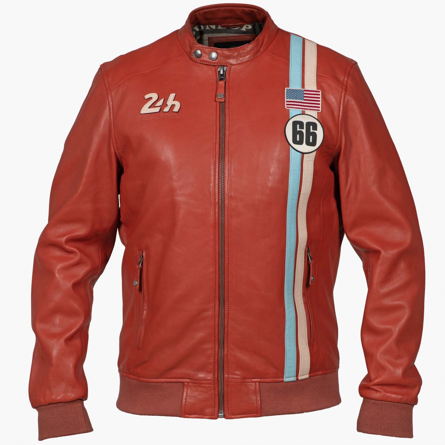 Richard Leather Jacket - 24H Le Mans Colour RUSTY Size M