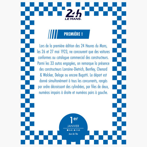 Ephéméride 2026 - 24h Le Mans