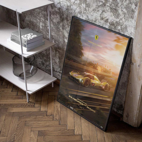 AF Corse Ferrari 499P 2025 Poster - 24H Le Mans