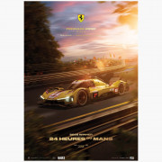 Affiche Ferrari 499P AF Corse 2025 - 24H Le Mans