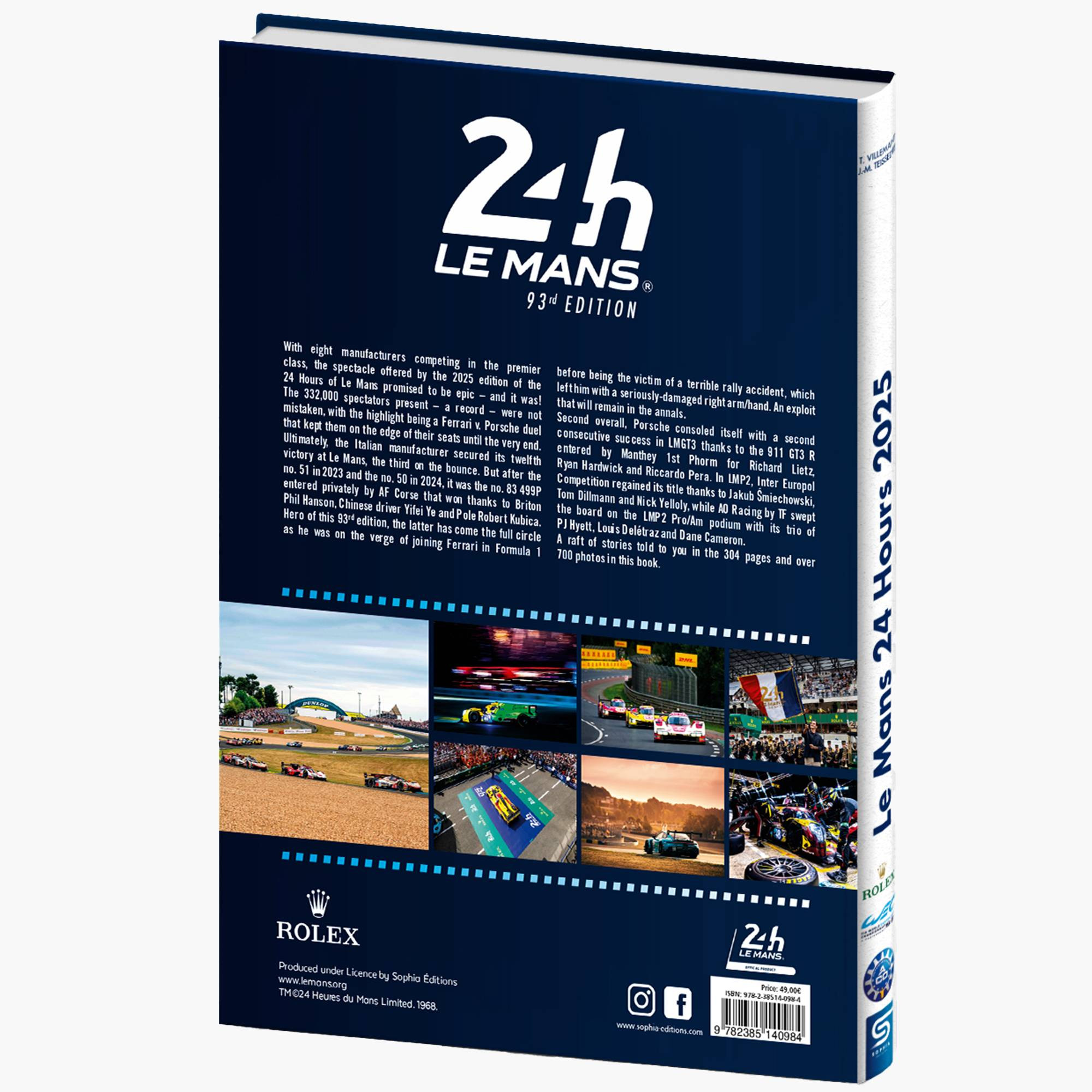ルマン２４　２０２４年　Official Yearbook Le Mans 24 Hours 2024 the official ACO yearbook - LE MANS BOOKS