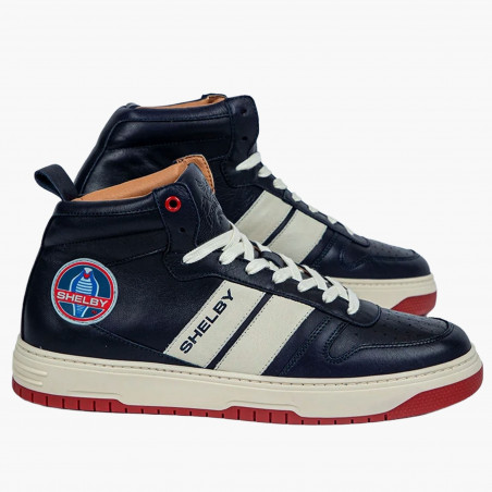 High-top leather sneakers - Carroll Shelby Cobra