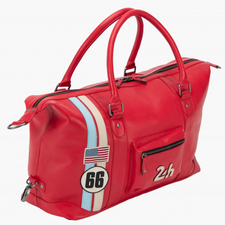 Chris 48H Leather Bag - 24H Le Mans