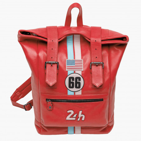 Ronnie Leather Backpack - 24H Le Mans