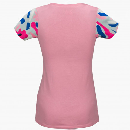 T-shirt Pink Art - 24H Motos