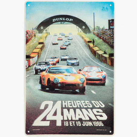 1966 Metal Decorative Plaque - 24h Le Mans