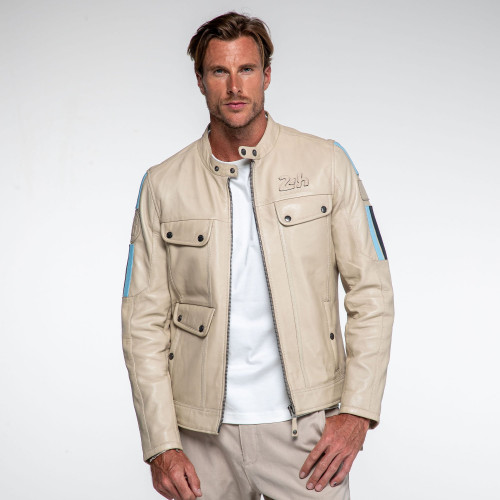 Blouson En Cuir Lagache - 24H Le Mans