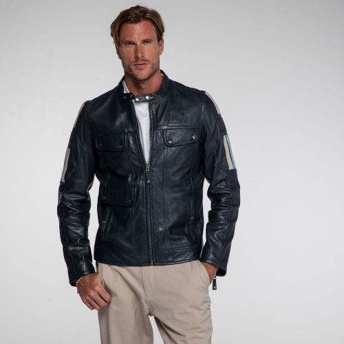 Blouson En Cuir Lagache - 24H Le Mans