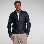 Blouson En Cuir Lagache - 24H Le Mans
