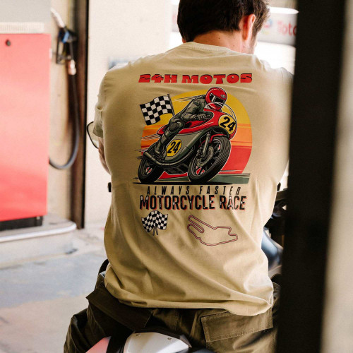 Retro T-shirt - 24h Motos