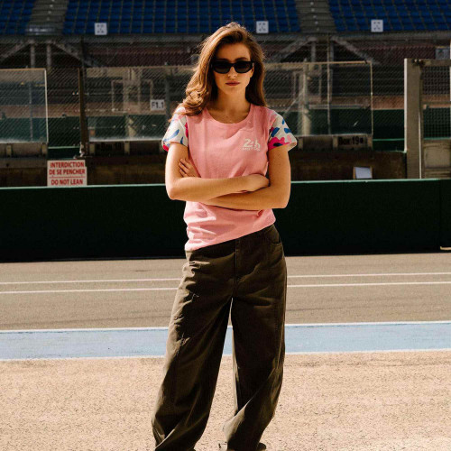 T-shirt Pink Art - 24H Motos