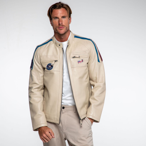 Indiana Leather Jacket - Steve McQueen x Le Mans