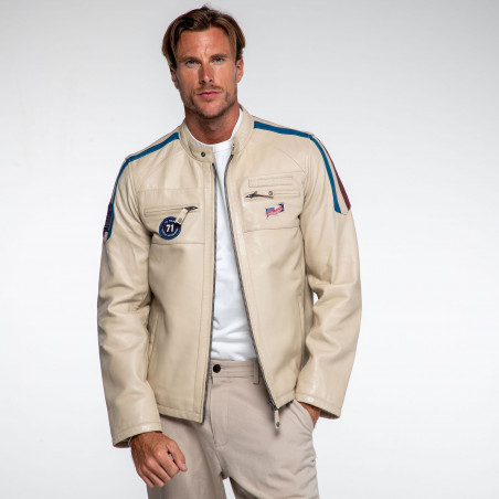 Indiana Leather Jacket - Steve McQueen x Le Mans