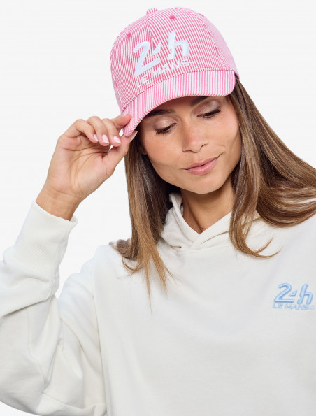 Casquette Pink Stripe - 24H Le Mans