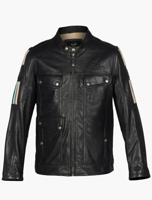 Blouson En Cuir Lagache - 24H Le Mans