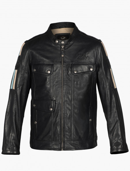 Blouson En Cuir Lagache - 24H Le Mans