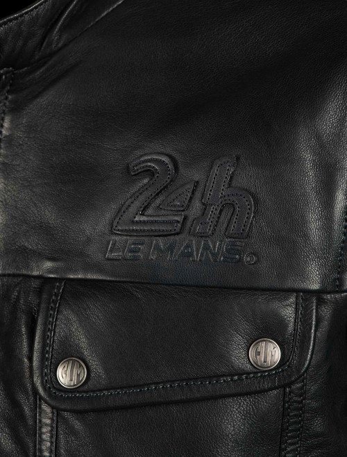 Blouson En Cuir Lagache - 24H Le Mans