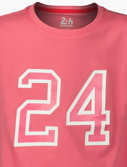 Girls' Checkered T-Shirt - 24H Le Mans
