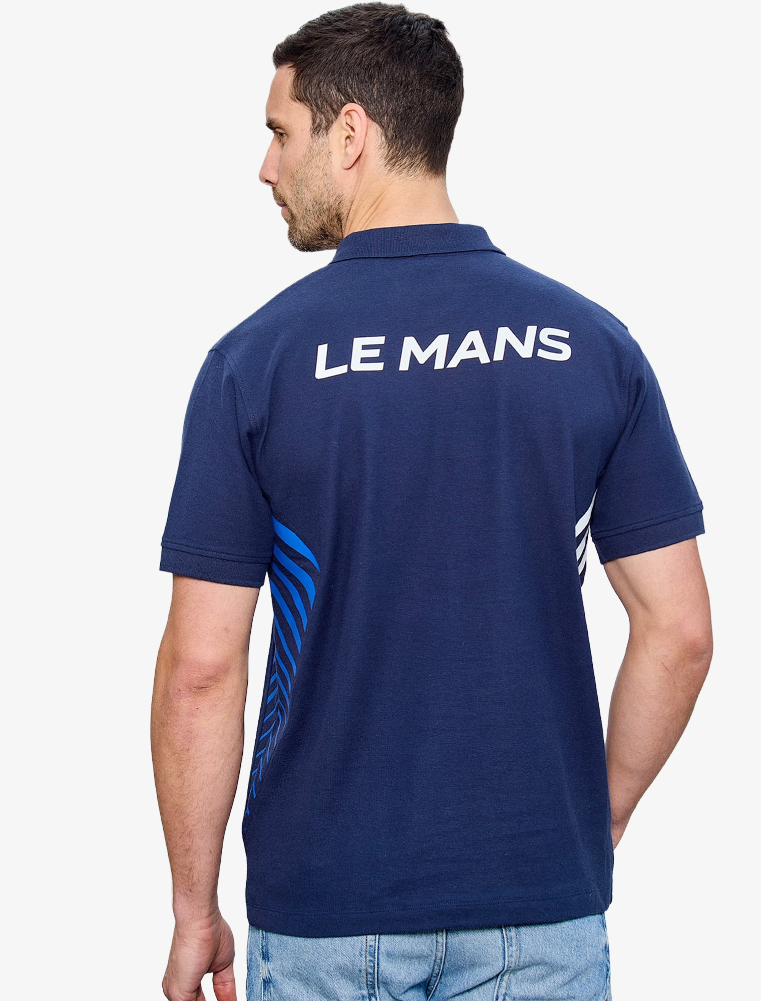 Polo Racing Text Polo Racing - 24H Le Mans Couleur MARINE Taille S