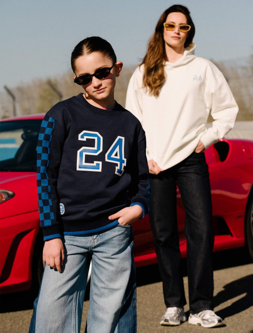 Children's Checkered Sweatshirt - 24H Le Mans