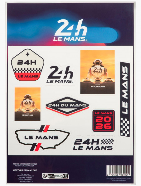 Sticker Sheet 2026 - 24H Le Mans