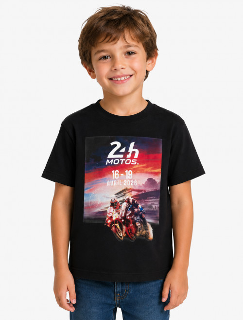 T-shirt Affiche Enfant 2026 - 24h Motos