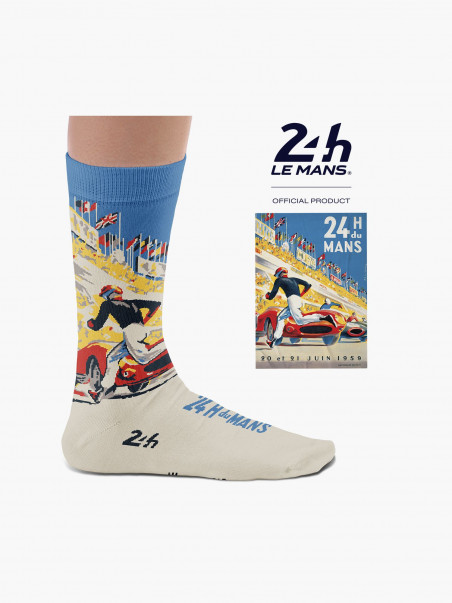 1959 Poster Socks - HEEL TREAD X 24H Le Mans