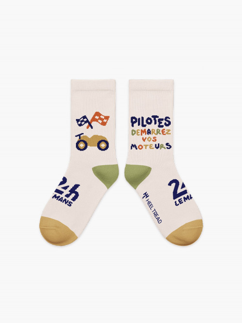 Children's Pilot Socks - HEEL TREAD X 24H Le Mans
