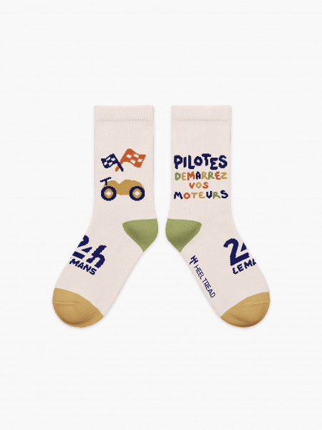 Chaussettes Enfant Pilotes - HEEL TREAD X 24H Le Mans