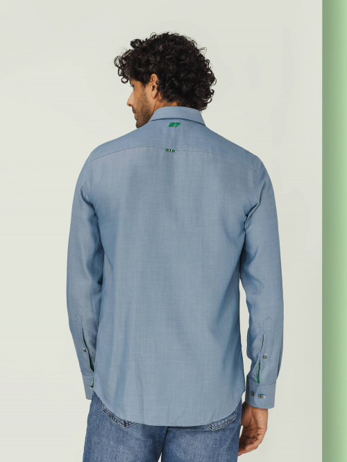Blue Oxford Shirt - STATE OF ART X LE MANS CLASSIC
