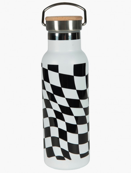 Checkered Water Bottle - Le Mans Classic