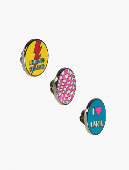 Set of 3 Pins - Le Mans Classic