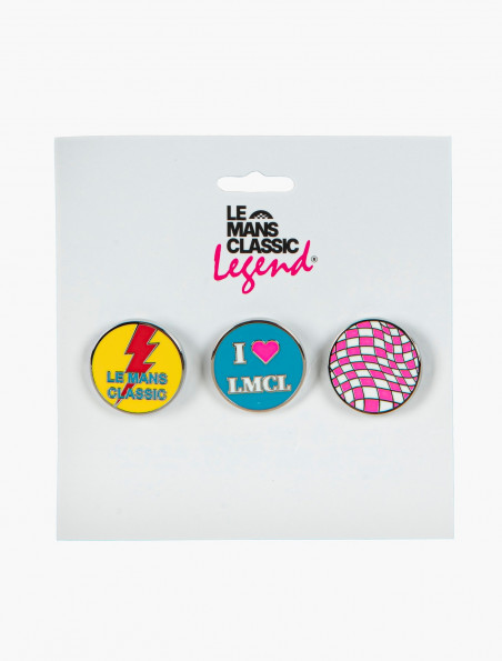 Set De 3 Pin's - Le Mans Classic